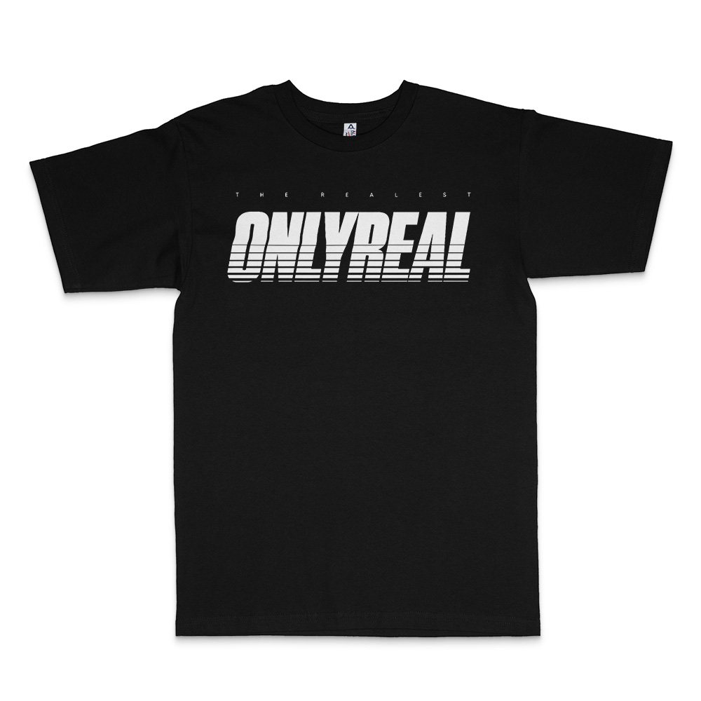 The Realest the onlyreal tee black