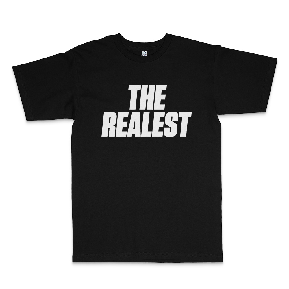 The Realest the original tee black